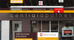 Desktop Screenshot of central-apotheke.at